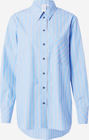 Y.A.S Blusa 'TOGO' em azul noturno / azul claro / branco, Vista do produto