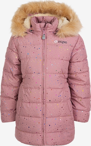 ZigZag Performance Jacket 'ASTRID' in Pink: front