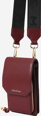 Maison Hēroïne Crossbody Bag 'Kaia' in Red: front