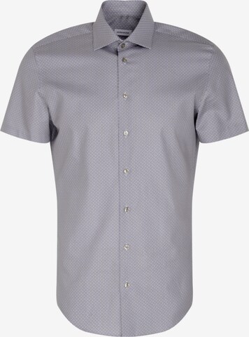 Coupe slim Chemise business 'Smart Essentials' SEIDENSTICKER en gris : devant