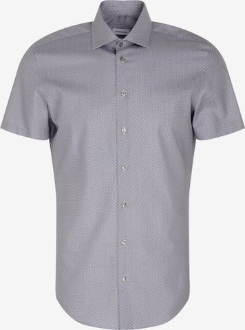 SEIDENSTICKER Slim fit Business Shirt 'Smart Essentials' in Grey: front