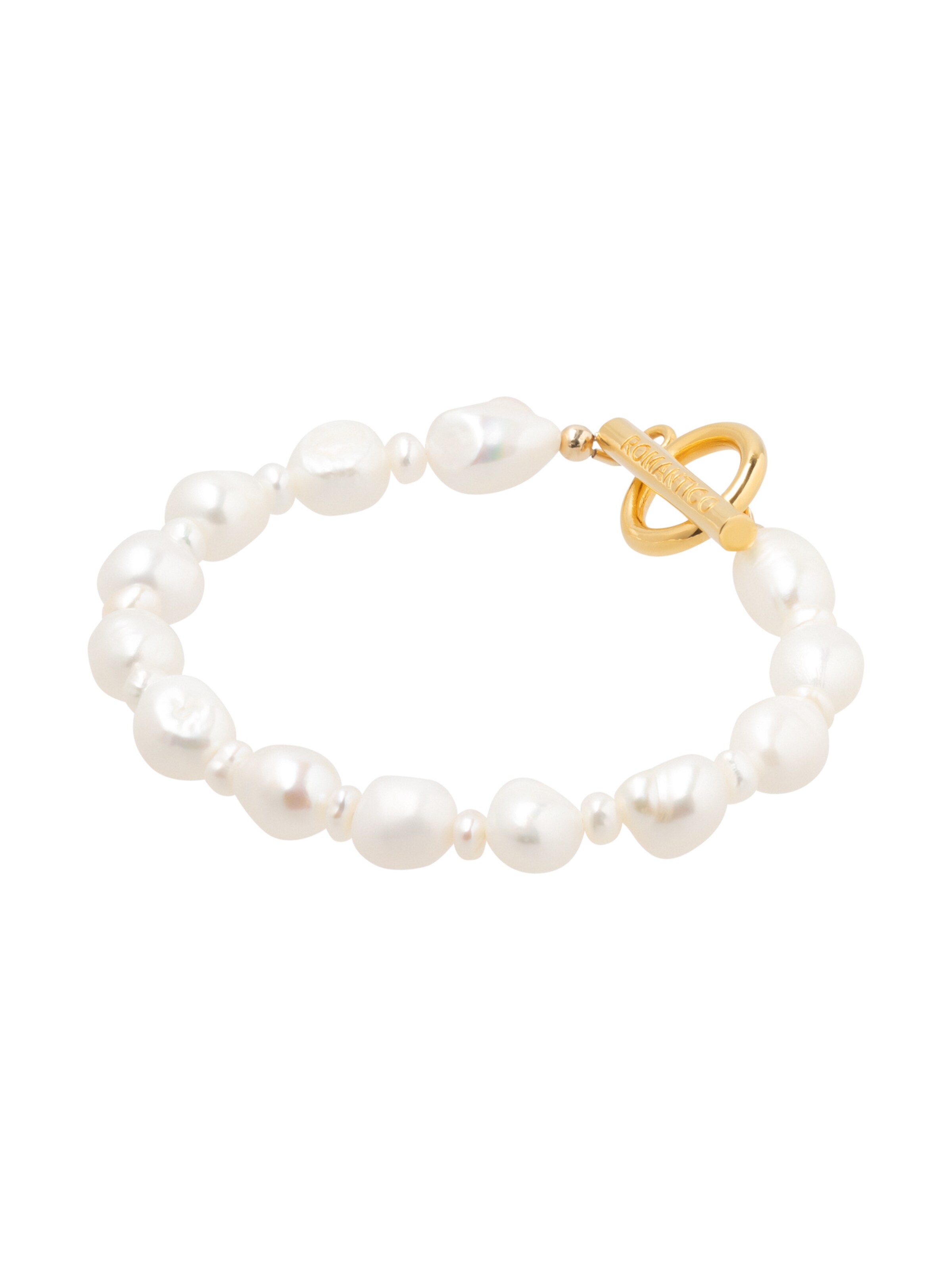 ROMANTICO ROMANTICO Armbånd 'Hadita' i hvid