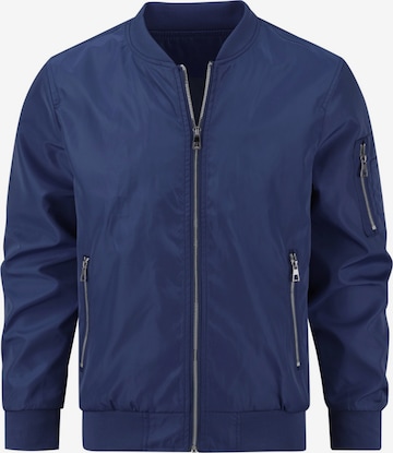 YOUTHUP Between-Season Jacket in Blue: front