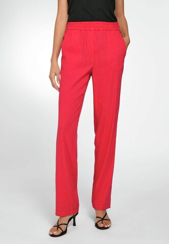 Basler Regular Pants in Red: front