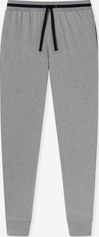 Regular Pantalon de sport ' Mix & Relax ' SCHIESSER en gris : devant