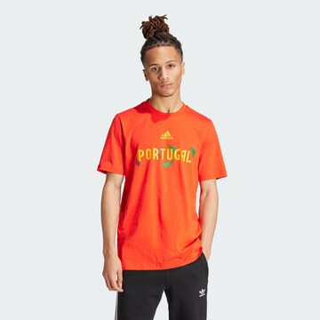 ADIDAS PERFORMANCE Performance Shirt 'UEFA EURO24™ Portugal' in Red: front