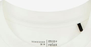 SCHIESSER Slaapshirt ' Mix & Relax ' in Wit: voorkant