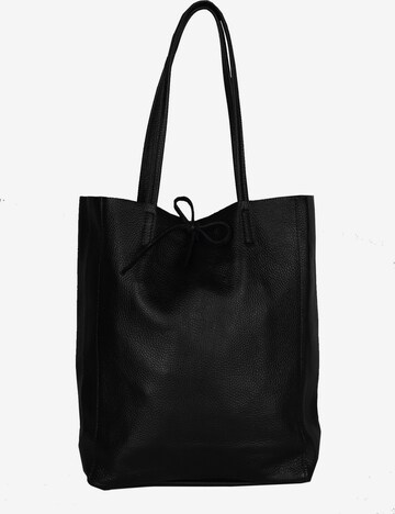 Zwillingsherz Shopper 'The Classic' in Black: front