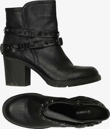 Graceland Stiefelette 40 in Schwarz: Vorderseite