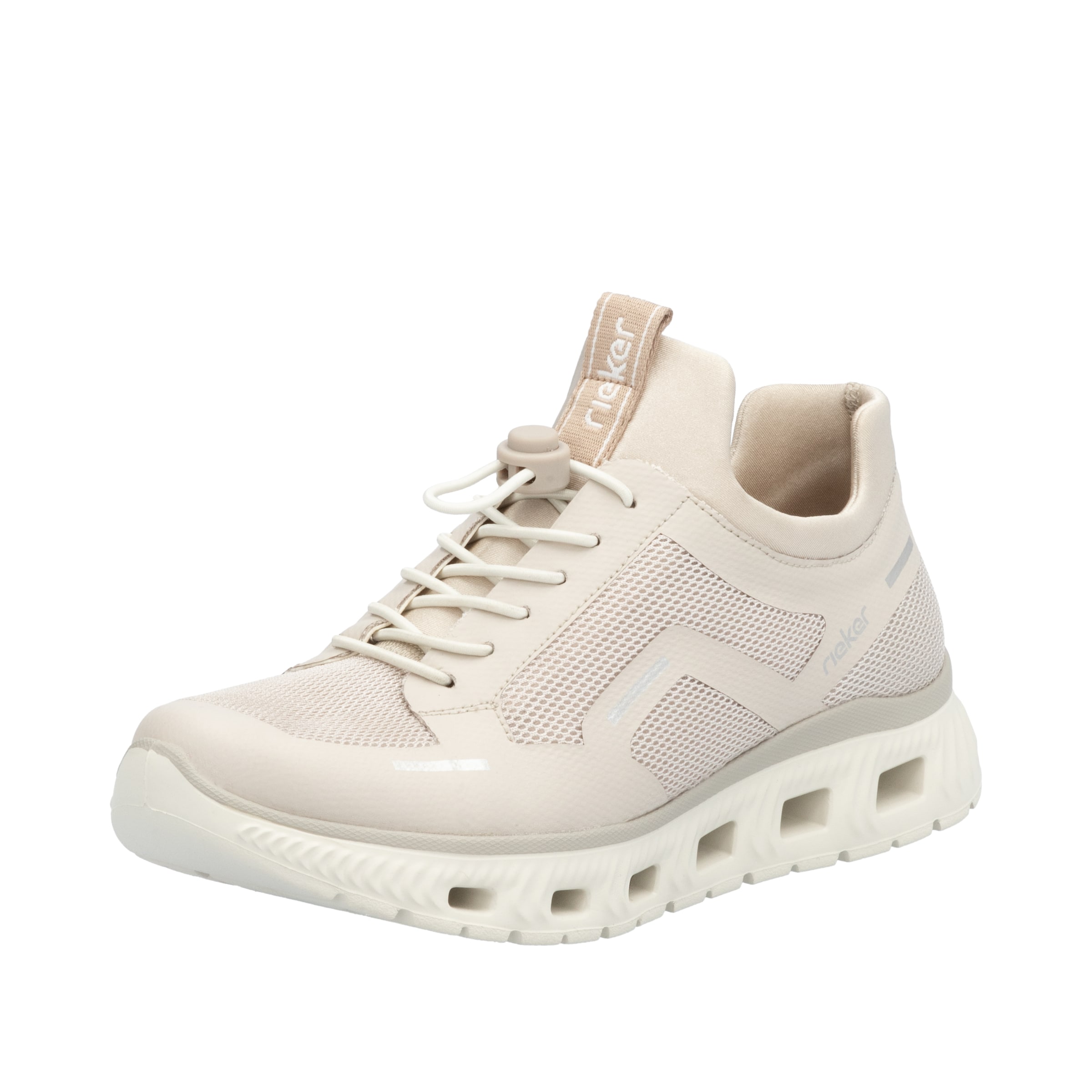 Rieker Schnürschuh in 38 in hellbeige, Produktansicht