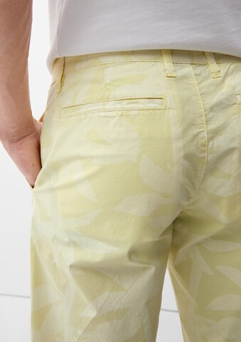 Coupe slim Pantalon chino s.Oliver en jaune