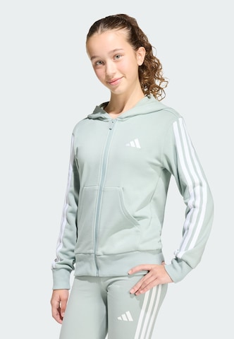 Veste de survêtement 'Essentials' ADIDAS SPORTSWEAR en vert : devant
