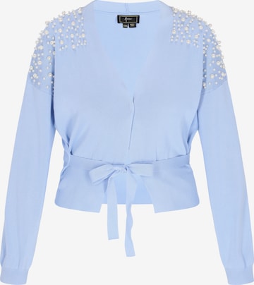 faina Neuletakki värissä sininen: etupuoli