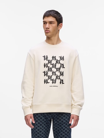 Karl Lagerfeld Sweatshirt i beige: forside