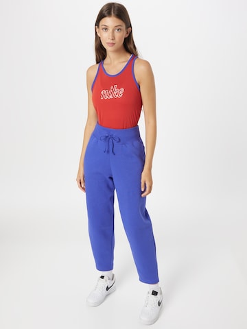 Nike Sportswear - Tapered Calças 'PHNX FLC' em roxo