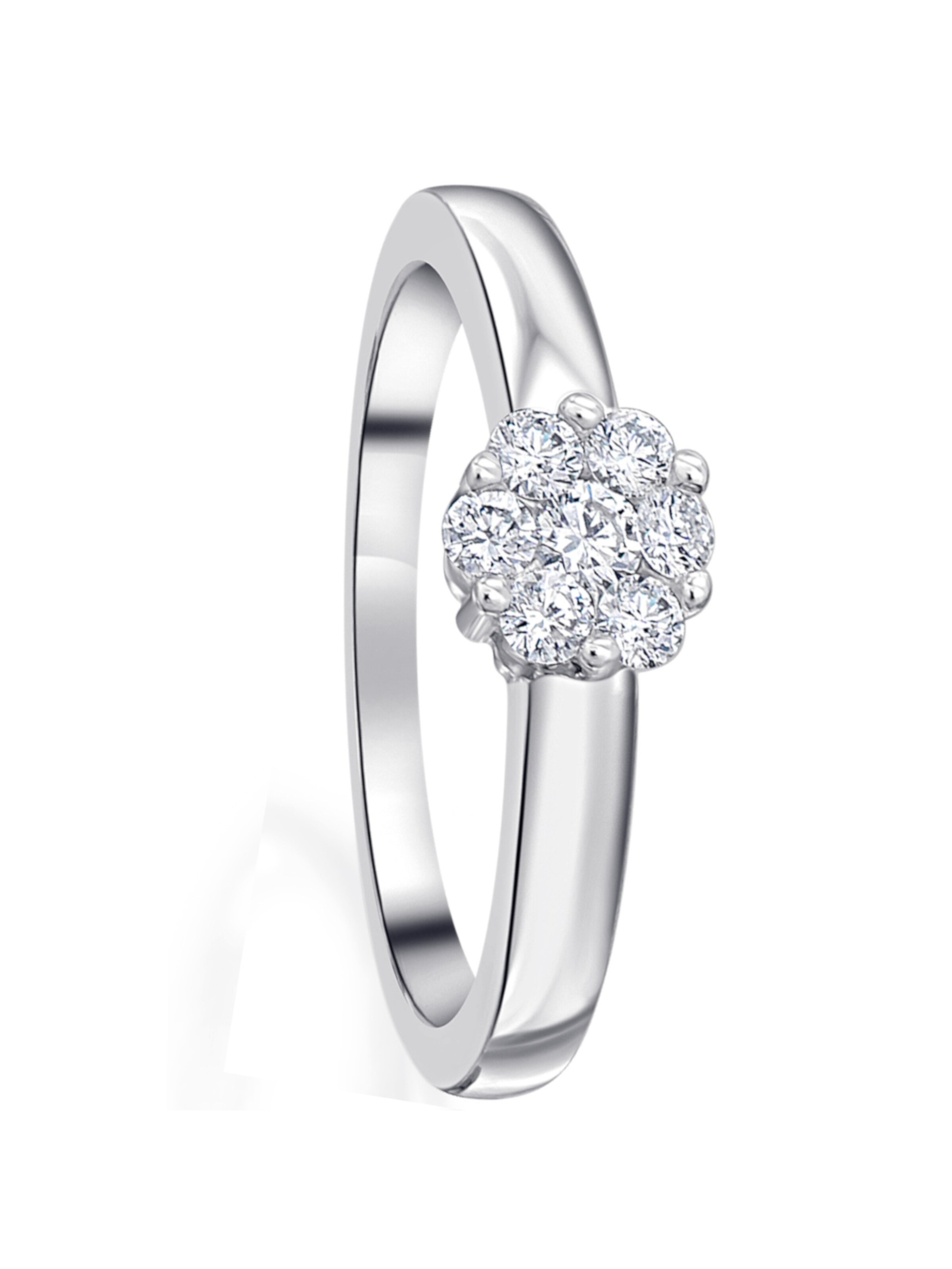 ONE ELEMENT Ring in Silber: Vorderseite