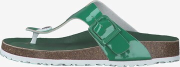 TAMARIS T-Bar Sandals in Green