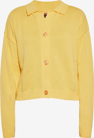 Cardigan myMo ROCKS en jaune : devant