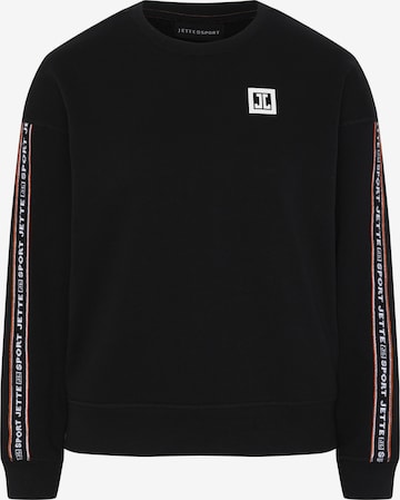 Jette Sport Sweatshirt in Black: front