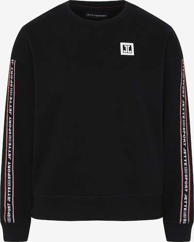 Jette Sport Sweatshirt in orange / schwarz / weiß, Produktansicht