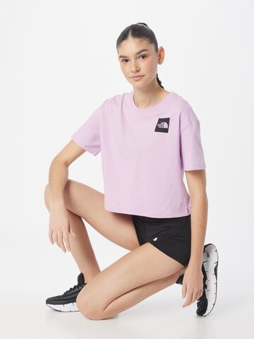 THE NORTH FACE T-shirt i lila