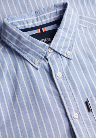 Superdry & Co Comfort fit Overhemd 'Essential' in Blauw
