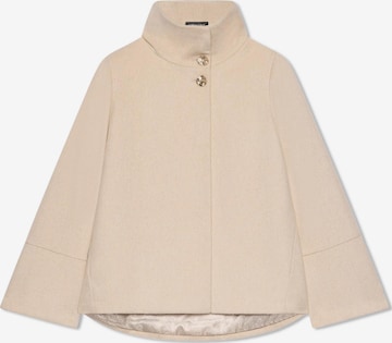 Manteau mi-saison Fiorella Rubino en blanc : devant