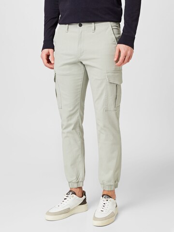 JACK & JONES - Slimfit Pantalón cargo 'Marco Joe' en verde: frente