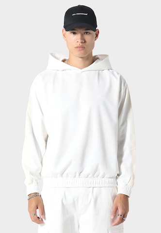 Irasuto Studios Sweatshirt 'Tricote' in Weiß: Vorderseite