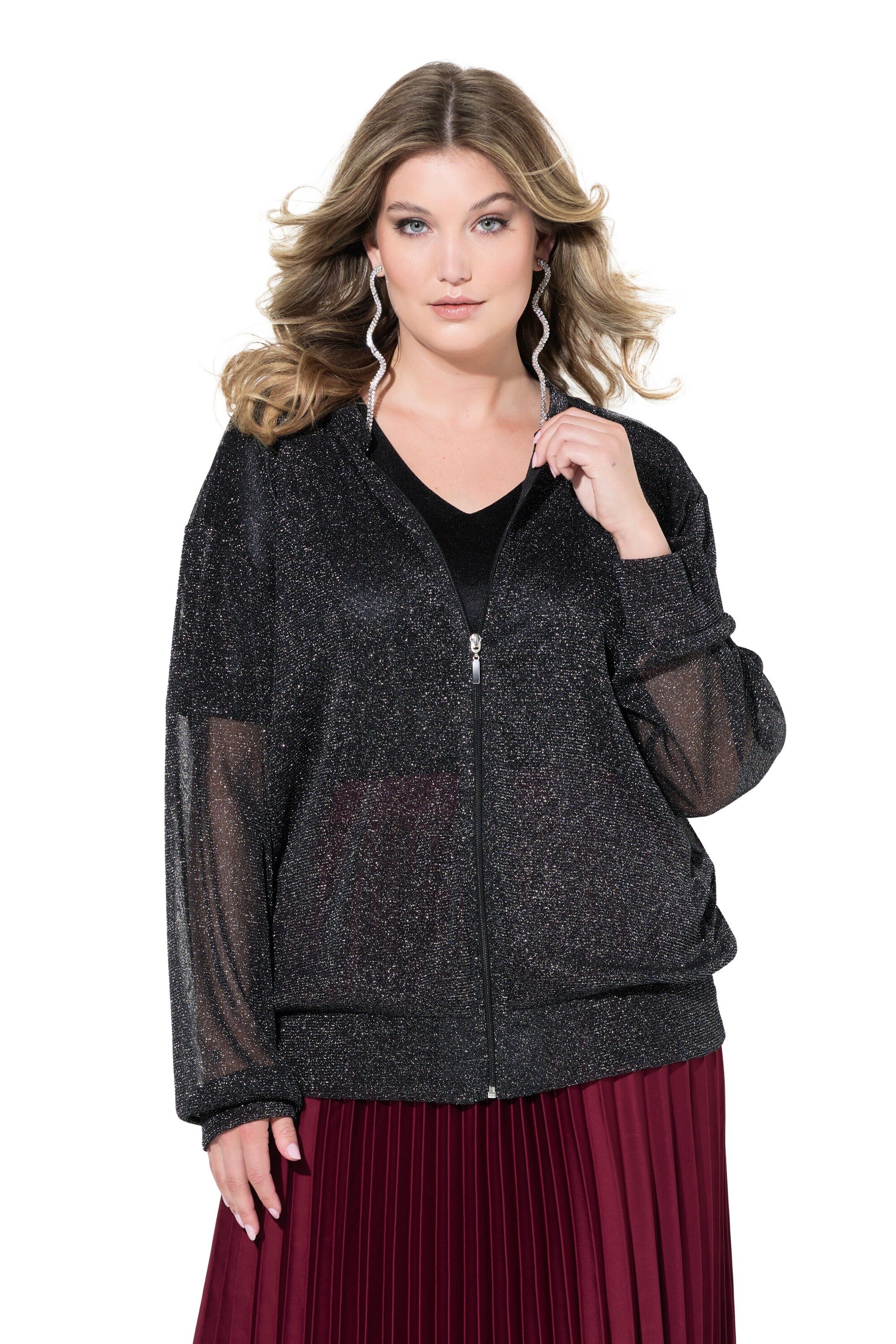 MIAMODA Tussenjas in Zwart: voorkant