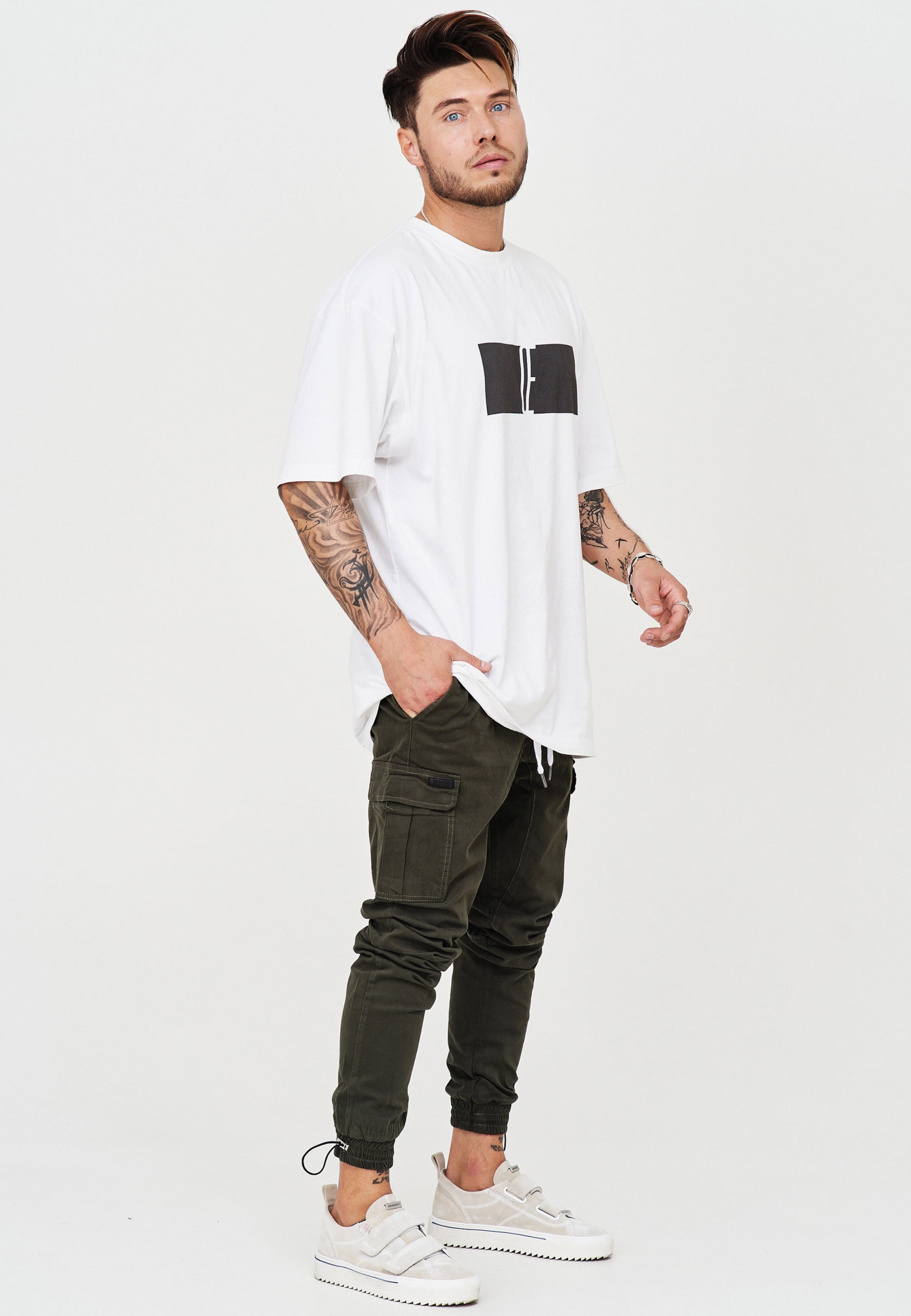 Männer Hosen behype Cargohose 'LENNY' in Khaki - FV71196 Männer Hosen behype Cargohose 'LENNY' in Khaki - FV71196