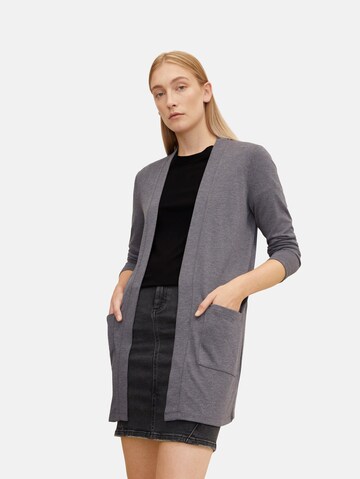 TOM TAILOR Knit Cardigan in Grey