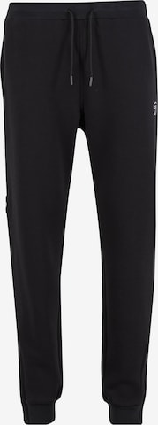 Sergio Tacchini Tapered Hose 'Cesena' in Schwarz: Vorderseite