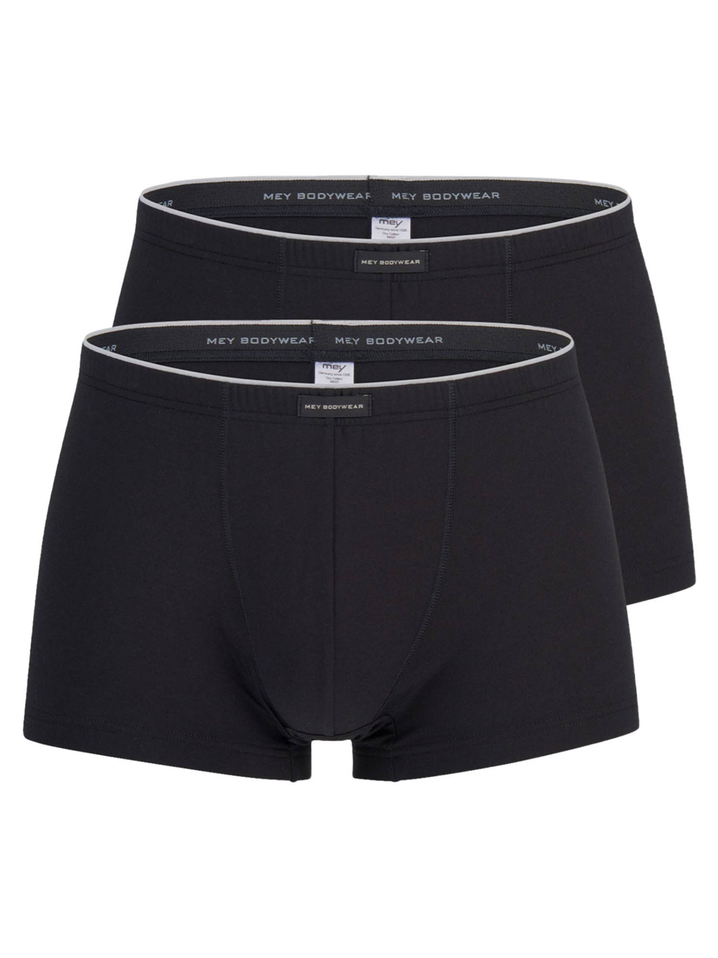 Mey Boxer shorts 'Dry Cotton' in Black: front