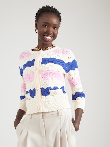 Rich & Royal Gebreid vest in Beige: voorkant