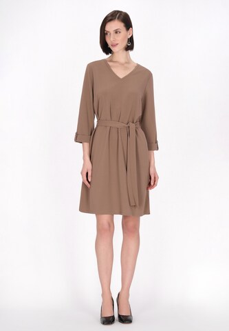usha BLACK LABEL Платье 'Classic Look' в Бежевый