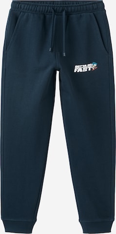 MANGO KIDS Tapered Housut 'SONSETJ' värissä sininen: etupuoli