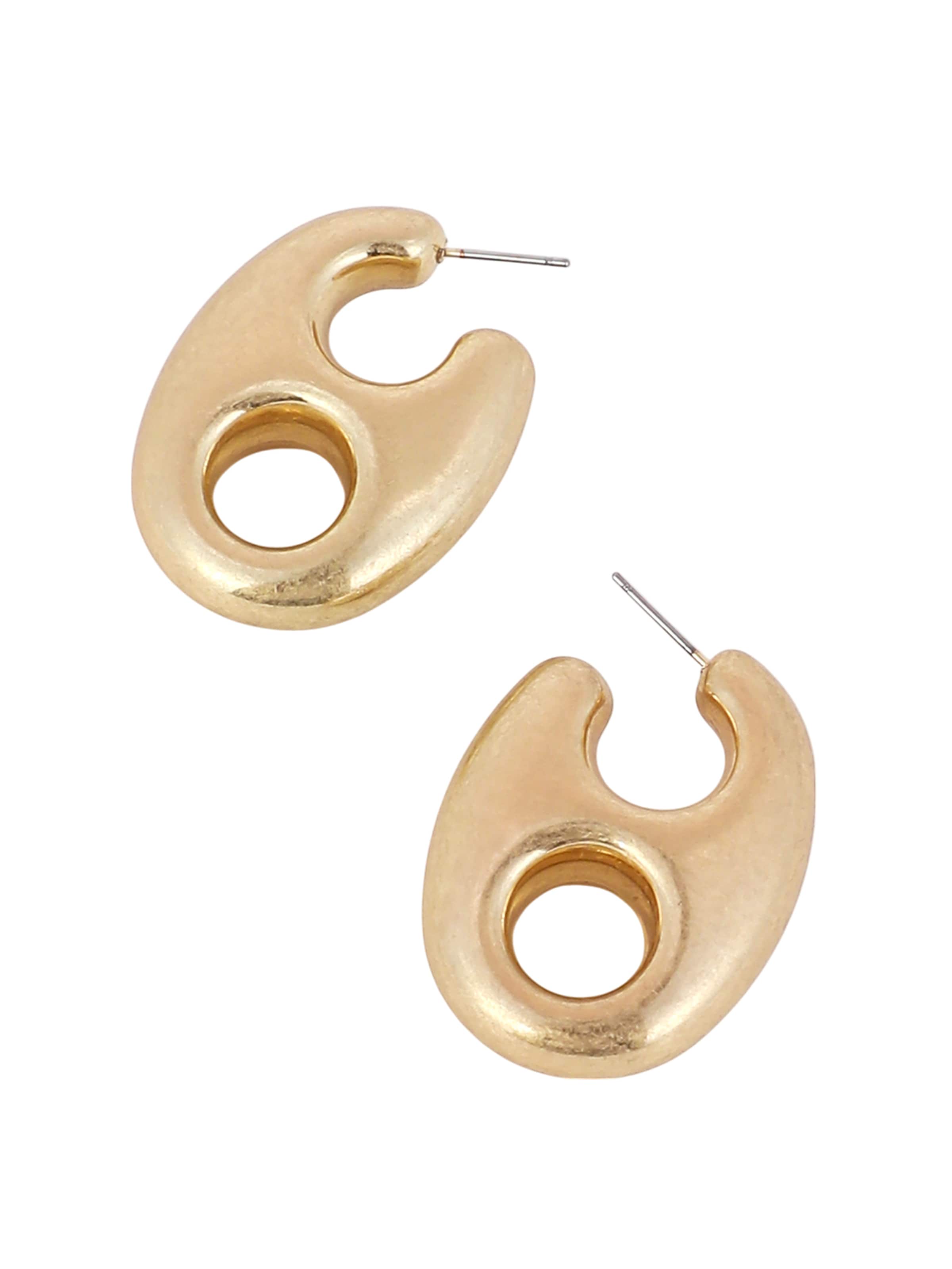 Orecchini 'Shefali' di SOHI in oro: frontale