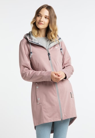 Schmuddelwedda Weatherproof jacket 'Kianna' in Pink: front
