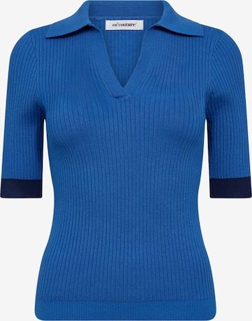 co'couture Pullover 'Bonny' in Blau: Vorderseite