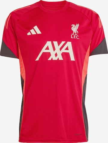 ADIDAS PERFORMANCE - Camiseta de fútbol 'FC Liverpool Tiro 25 Competition' en rojo: frente