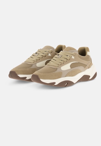 Boggi Milano Sneakers laag 'Storm' in Beige: voorkant