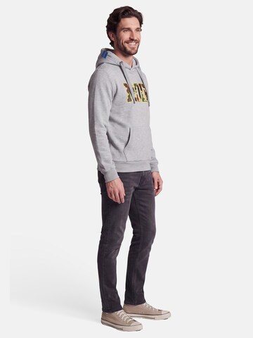salzhaut Sweatshirt 'Heff - Moin' in Grau: Seite