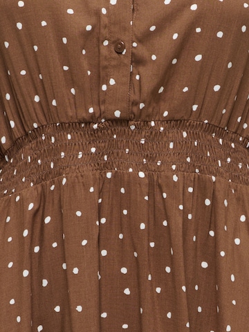 ONLY Shirt dress 'ONLRaya' in Brown