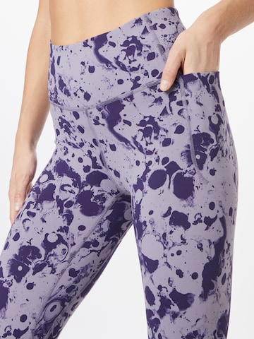 Skinny Pantalon de sport 'Meridian' UNDER ARMOUR en violet