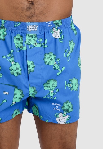 Lousy Livin Boxershorts 'Weedy & Broccoli' in Lila