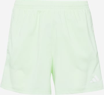 Pantaloni sportivi 'Own The Run' di ADIDAS PERFORMANCE in verde: frontale