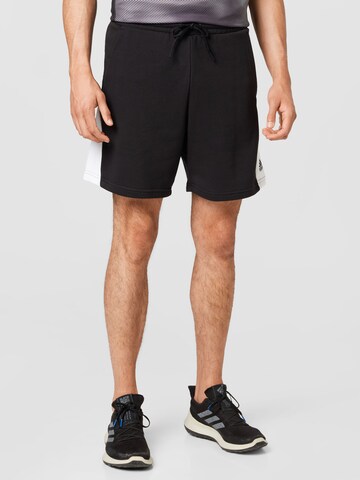 ADIDAS SPORTSWEAR Regular Sportshorts 'Future Icons Embroidered Badge Of Sport' in Schwarz: predná strana