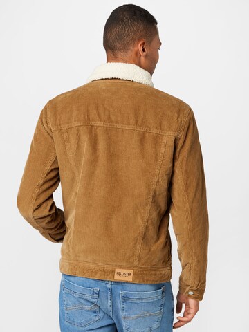 HOLLISTER Jacke 'SHERPA' in Braun