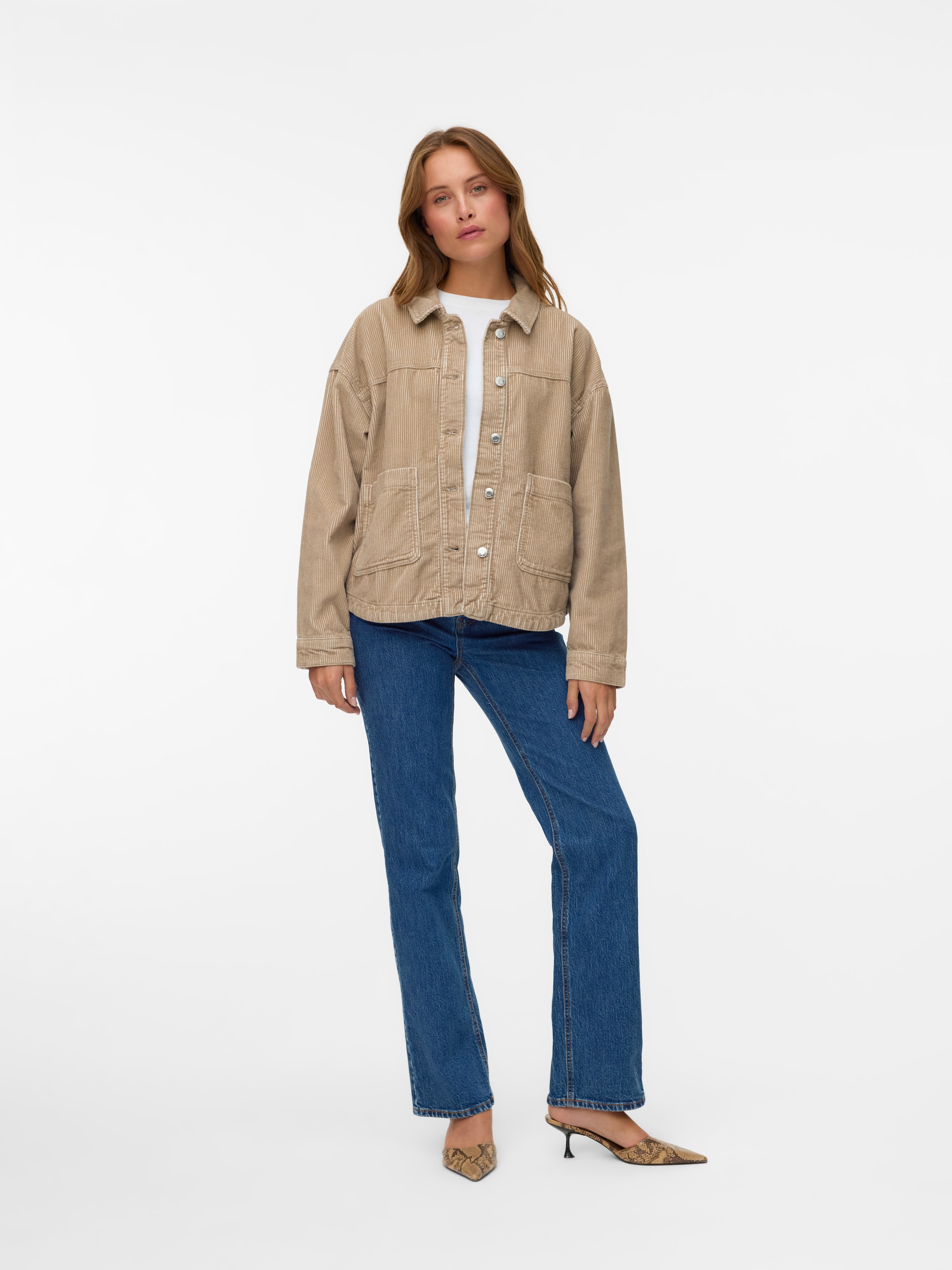 VERO MODA Between-season jacket 'VMJamie' in Brown